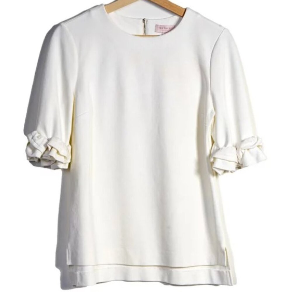 Ted Baker White Blouse Elegant Top